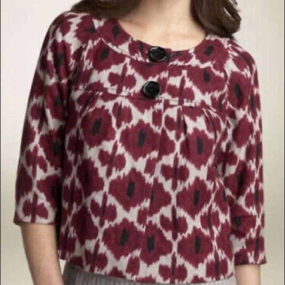 Michael Kors SHORT CARDIGAN WITH BUTTONS BOHEMIAN STYLE​​​ - Picture 2 of 6